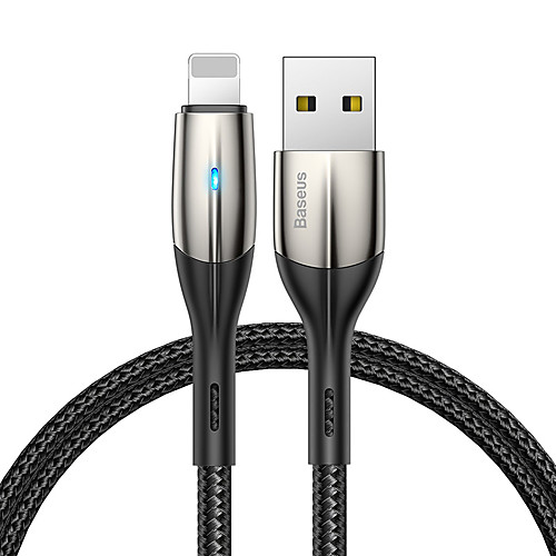 Baseus Horizontal Data Cable(With An Indicator Lamp)USB For iP 2.4A 0.5m Black
Baseus Horizontal Data Cable(With An Indicator Lamp)USB For iP 2.4A 0.5m Black
