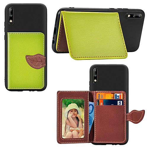 Case For Huawei Huawei Y9 (2018)(Enjoy 8 Plus) / Huawei Y7 Prime (2018) / Huawei Y7 Pro(2019) Card Holder / with Stand / Ultra-thin Back Cover Solid Colored PU Leather / TPU
Case For Huawei Huawei Y9 (2018)(Enjoy 8 Plus) / Huawei Y7 Prime (2018) / Huawei Y7 Pro(2019) Card Holder / with Stand / Ultra-thin Back Cover Solid Colored PU Leather / TPU