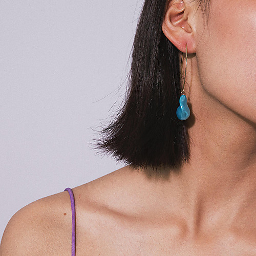 Women's Drop Earrings Earrings Geometrical Precious Unique Design Dangling Natural Pearl Earrings Jewelry White / Blue / Pink For Anniversary Daily Work
Women's Drop Earrings Earrings Geometrical Precious Unique Design Dangling Natural Pearl Earrings Jewelry White / Blue / Pink For Anniversary Daily Work