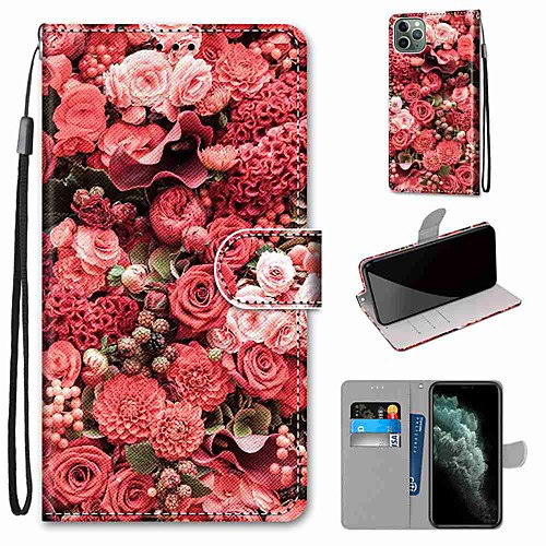Case For Apple iPhone 11 / iPhone 11 Pro / iPhone 11 Pro Max Wallet / Card Holder / with Stand Full Body Cases Flower PU Leather / TPU
Case For Apple iPhone 11 / iPhone 11 Pro / iPhone 11 Pro Max Wallet / Card Holder / with Stand Full Body Cases Flower PU Leather / TPU