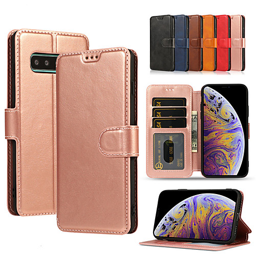 Case ForSamsung Galaxy S10Plus/S10E/S10/S9/S9Plus/S8Plus/S8/Note10/Note10Pro/Note9/Note8 Wallet / Card Holder / Shockproof Full Body Cases Solid Colored PU Leather / TPU
Case ForSamsung Galaxy S10Plus/S10E/S10/S9/S9Plus/S8Plus/S8/Note10/Note10Pro/Note9/Note8 Wallet / Card Holder / Shockproof Full Body Cases Solid Colored PU Leather / TPU