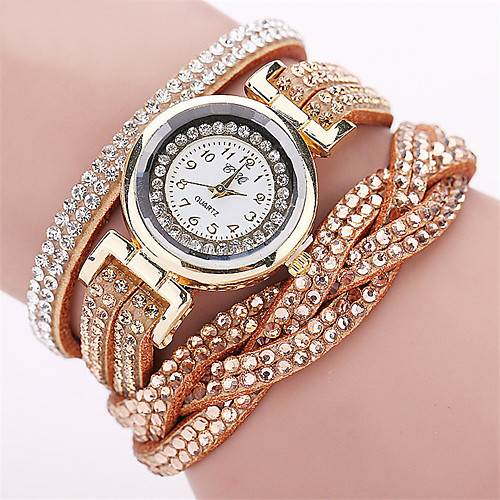 Women's Bracelet Watch Cubic Zirconia Casual Elegant Black Blue Brown PU Leather Chinese Quartz Black Light Brown Lace Blue Casual Watch Imitation Diamond 1 pc Analog One Year Battery Life
Women's Bracelet Watch Cubic Zirconia Casual Elegant Black Blue Brown PU Leather Chinese Quartz Black Light Brown Lace Blue Casual Watch Imitation Diamond 1 pc Analog One Year Battery Life