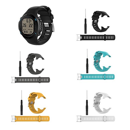Watch Band for SUUNTO D6 Dive / D6i Novo / D6i Novo Zulu Suunto Sport Band Silicone Wrist Strap 3 Strap
Watch Band for SUUNTO D6 Dive / D6i Novo / D6i Novo Zulu Suunto Sport Band Silicone Wrist Strap 3 Strap