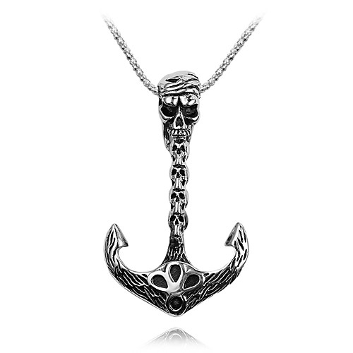 Men's Statement Necklace Cross Punk Chrome Dark Gray 50 cm Necklace Jewelry 1pc For Daily
Men's Statement Necklace Cross Punk Chrome Dark Gray 50 cm Necklace Jewelry 1pc For Daily