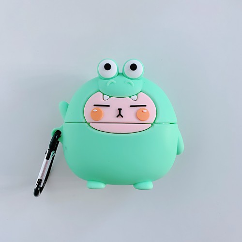 Case for Apple Air Pods 1st generation 2nd generation Universal Cute cartoon crocodile-shaped matte soft silicone material Bluetooth headset protective shell
Case for Apple Air Pods 1st generation 2nd generation Universal Cute cartoon crocodile-shaped matte soft silicone material Bluetooth headset protective shell