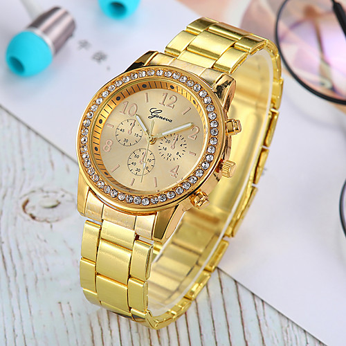 Women's Quartz Watches Synthetic Diamond Fashion Elegant Silver Gold Rose Gold Alloy Chinese Quartz Rose Gold Gold Silver Casual Watch Imitation Diamond 30 m 1 pc Analog Two Years Battery Life
Women's Quartz Watches Synthetic Diamond Fashion Elegant Silver Gold Rose Gold Alloy Chinese Quartz Rose Gold Gold Silver Casual Watch Imitation Diamond 30 m 1 pc Analog Two Years Battery Life