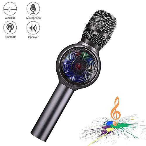 Wireless Bluetooth Karaoke Microphone 3-in-1 portable handheld karaoke mic karaoke player multi-function LED light
Wireless Bluetooth Karaoke Microphone 3-in-1 portable handheld karaoke mic karaoke player multi-function LED light
