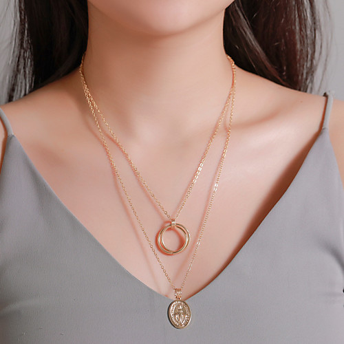 Women's Pendant Necklace Necklace Classic Mini Casual / Sporty Fashion Modern Chrome Gold Silver 425 cm Necklace Jewelry 1pc For Gift Street Holiday Festival
Women's Pendant Necklace Necklace Classic Mini Casual / Sporty Fashion Modern Chrome Gold Silver 425 cm Necklace Jewelry 1pc For Gift Street Holiday Festival