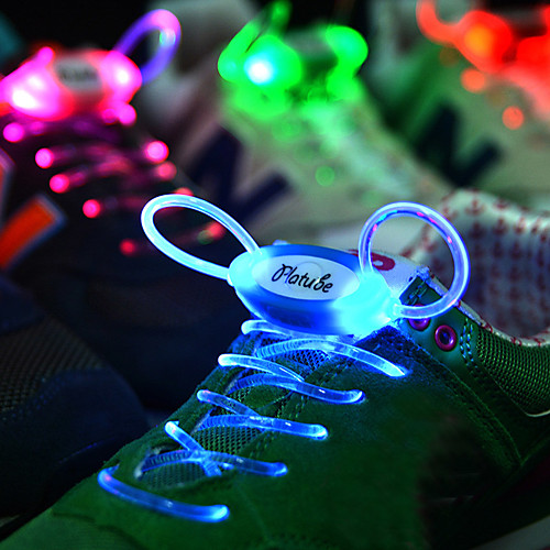 LED Shoelaces 1 Piece Luminous Plastic for Running / Cycling / Bike / Jogging White / Red / Blue Button Battery Powered
LED Shoelaces 1 Piece Luminous Plastic for Running / Cycling / Bike / Jogging White / Red / Blue Button Battery Powered