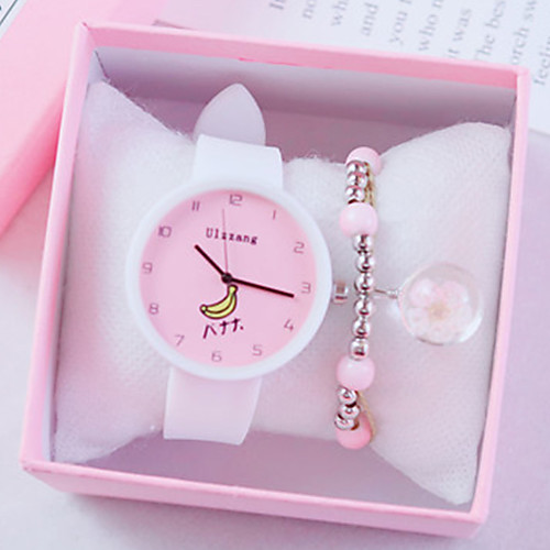 Women's Quartz Watches New Arrival Fashion Black White Blue Silicone Quartz Black White Blushing Pink Chronograph Cute New Design 2pcs Analog
Women's Quartz Watches New Arrival Fashion Black White Blue Silicone Quartz Black White Blushing Pink Chronograph Cute New Design 2pcs Analog