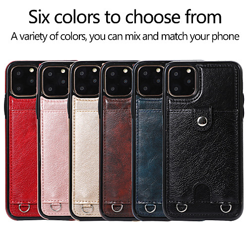 Case For Apple iPhone 11 / iPhone 11 Pro / iPhone XS Card Holder / Shockproof Full Body Cases Solid Colored PU Leather
Case For Apple iPhone 11 / iPhone 11 Pro / iPhone XS Card Holder / Shockproof Full Body Cases Solid Colored PU Leather