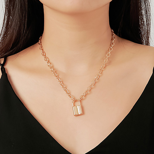 Women's Pendant Necklace Necklace Classic Mini Casual / Sporty Fashion Modern Chrome White Gold 425 cm Necklace Jewelry 1pc For Gift Street Holiday Festival
Women's Pendant Necklace Necklace Classic Mini Casual / Sporty Fashion Modern Chrome White Gold 425 cm Necklace Jewelry 1pc For Gift Street Holiday Festival