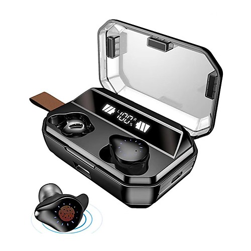 LITBest X12 TWS True Wireless Earbuds 8000mAh Mobile Power for Smartphone Wireless Sports Fitness Bluetooth 5.0 Stereo Dual Drivers IPX5 Waterproof Touch Control LED Display Type C Quick Charge
LITBest X12 TWS True Wireless Earbuds 8000mAh Mobile Power for Smartphone Wireless Sports Fitness Bluetooth 5.0 Stereo Dual Drivers IPX5 Waterproof Touch Control LED Display Type C Quick Charge