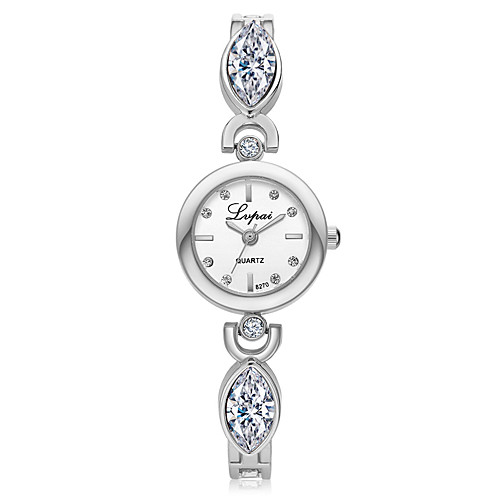 Women's Bracelet Watch Cubic Zirconia Casual Elegant Silver Alloy Chinese Quartz Silver Casual Watch Imitation Diamond 1 pc Analog One Year Battery Life
Women's Bracelet Watch Cubic Zirconia Casual Elegant Silver Alloy Chinese Quartz Silver Casual Watch Imitation Diamond 1 pc Analog One Year Battery Life