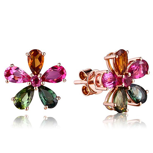 Women's Earrings Geometrical Flower Stylish Gold Plated Earrings Jewelry Rainbow For Gift Daily 1 Pair
Women's Earrings Geometrical Flower Stylish Gold Plated Earrings Jewelry Rainbow For Gift Daily 1 Pair