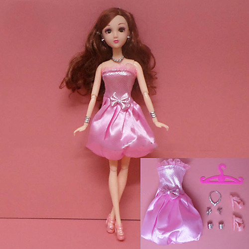 Doll Dress Party / Evening For Barbiedoll Print Organza Sequin Dress For Girl's Doll Toy
Doll Dress Party / Evening For Barbiedoll Print Organza Sequin Dress For Girl's Doll Toy