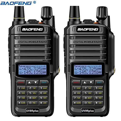 2pcs baofeng UV-9R plus 10KM 4800 mAh 10 W waterproof walkie talkie High power two way radio VHF UHF portable radio walkie talkie uv9R plus
2pcs baofeng UV-9R plus 10KM 4800 mAh 10 W waterproof walkie talkie High power two way radio VHF UHF portable radio walkie talkie uv9R plus