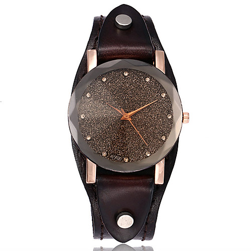 Women's Quartz Watches Cubic Zirconia Casual Elegant Chocolate Genuine Leather Quartz Chocolate Casual Watch Imitation Diamond 1 pc Analog One Year Battery Life
Women's Quartz Watches Cubic Zirconia Casual Elegant Chocolate Genuine Leather Quartz Chocolate Casual Watch Imitation Diamond 1 pc Analog One Year Battery Life