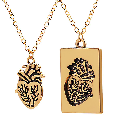 Men's Women's Pendant Necklace Classic Mini Simple Chrome Gold Silver 60 cm Necklace Jewelry 2pcs For Daily
Men's Women's Pendant Necklace Classic Mini Simple Chrome Gold Silver 60 cm Necklace Jewelry 2pcs For Daily