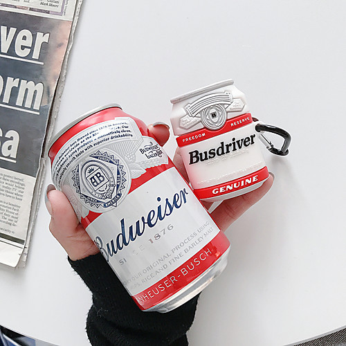 cute 3D cartoon Anti-fall Budweiser beer Silicone Earphone Case For Apple new AirPods 1/2 Wireless bluetooth Headset cover
cute 3D cartoon Anti-fall Budweiser beer Silicone Earphone Case For Apple new AirPods 1/2 Wireless bluetooth Headset cover
