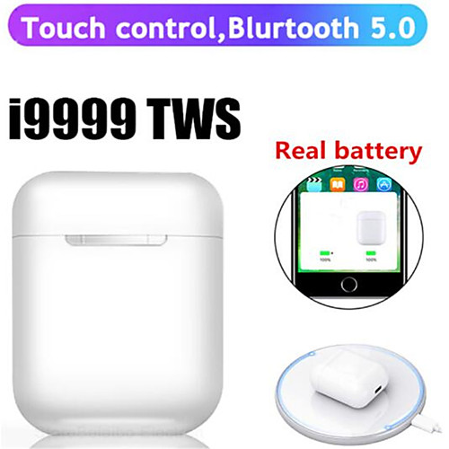 LITBest i9999 TWS True Wireless Earbuds Wireless Earbud Bluetooth 5.0 Noise-Cancelling Stereo Dual Drivers
LITBest i9999 TWS True Wireless Earbuds Wireless Earbud Bluetooth 5.0 Noise-Cancelling Stereo Dual Drivers