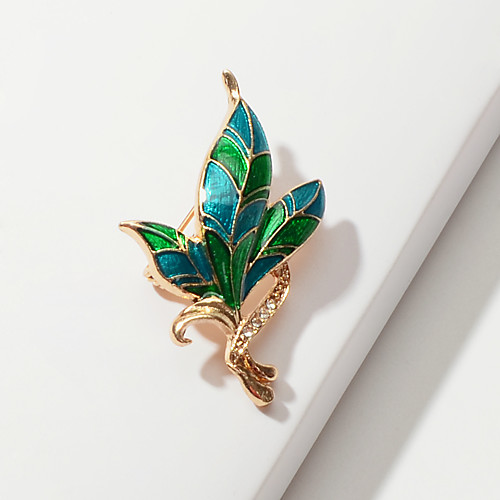Women's Brooches Geometrical Leaf Artistic Trendy Cute Elegant French Brooch Jewelry Green For Wedding Party Gift Daily Festival
Women's Brooches Geometrical Leaf Artistic Trendy Cute Elegant French Brooch Jewelry Green For Wedding Party Gift Daily Festival