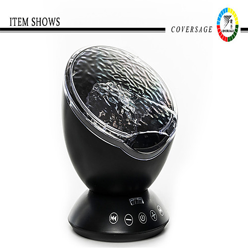 Coversage Ocean Wave Projector LED Night Light With USB Remote Control TF Cards Music Player Speaker
Coversage Ocean Wave Projector LED Night Light With USB Remote Control TF Cards Music Player Speaker