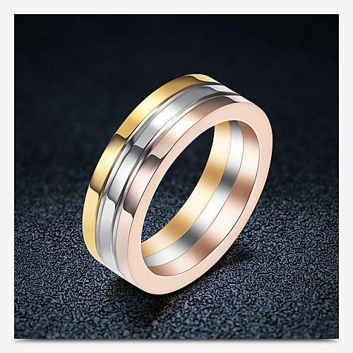 Men's Women's Band Ring 1pc Gold Titanium Steel Geometric Punk Trendy Daily Jewelry Geometrical Hope Cool
Men's Women's Band Ring 1pc Gold Titanium Steel Geometric Punk Trendy Daily Jewelry Geometrical Hope Cool
