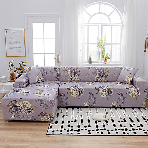 Romantic Floral Print Dustproof All-powerful Slipcovers Stretch L Shape Sofa Cover Super Soft Fabric Couch Cover with One Free Pillow Case
Romantic Floral Print Dustproof All-powerful Slipcovers Stretch L Shape Sofa Cover Super Soft Fabric Couch Cover with One Free Pillow Case