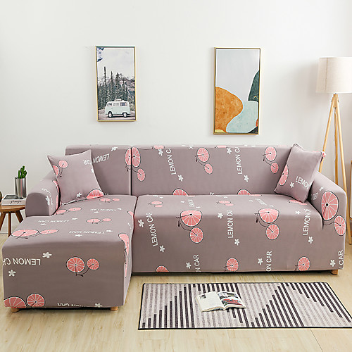 Cartoon Orange Print Dustproof All-powerful Slipcovers Stretch L Shape Sofa Cover Super Soft Fabric Couch Cover with One Free Pillow Case
Cartoon Orange Print Dustproof All-powerful Slipcovers Stretch L Shape Sofa Cover Super Soft Fabric Couch Cover with One Free Pillow Case