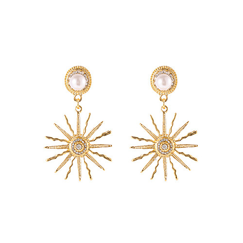 Women's Drop Earrings Earrings Dangle Earrings Round Cut Sunflower Stylish Simple Vintage Korean Imitation Diamond Earrings Jewelry Golden For Party Gift Daily Holiday Work 1 Pair
Women's Drop Earrings Earrings Dangle Earrings Round Cut Sunflower Stylish Simple Vintage Korean Imitation Diamond Earrings Jewelry Golden For Party Gift Daily Holiday Work 1 Pair