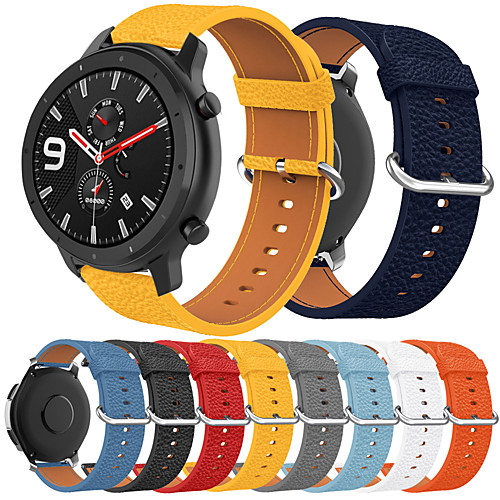 Smartwatch Band for Amazfit GTR 47mm / Stratos3 / Nexo / Pace / Stratos 2 /Stratos Huami Sport Band High-end Fashion comfortable Leather Loop Genuine Leather Wrist Strap 22m
Smartwatch Band for Amazfit GTR 47mm / Stratos3 / Nexo / Pace / Stratos 2 /Stratos Huami Sport Band High-end Fashion comfortable Leather Loop Genuine Leather Wrist Strap 22m