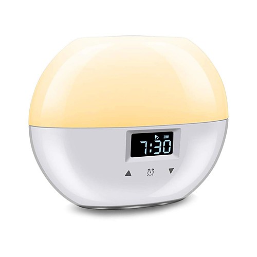 Upgraded Smart Wake-up Light 9 Colors Sunrise Alarm Clock Suitable for Children Sunrise Simulation Sleep Mode Night Light
Upgraded Smart Wake-up Light 9 Colors Sunrise Alarm Clock Suitable for Children Sunrise Simulation Sleep Mode Night Light