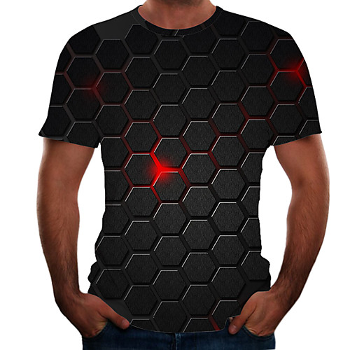 Men's Plus Size 3D Graphic T-shirt Basic Daily Weekend Round Neck Black / Short Sleeve
Men's Plus Size 3D Graphic T-shirt Basic Daily Weekend Round Neck Black / Short Sleeve