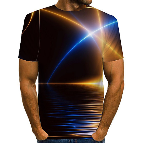 Men's Plus Size 3D Graphic Print T-shirt Basic Boho Daily Sports Round Neck Blue / Short Sleeve
Men's Plus Size 3D Graphic Print T-shirt Basic Boho Daily Sports Round Neck Blue / Short Sleeve