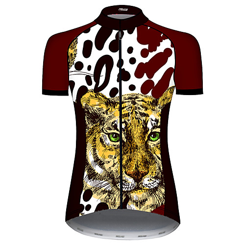 21Grams Women's Short Sleeve Cycling Jersey Red and White Geometic Animal Tiger Bike Jersey Top Mountain Bike MTB Road Bike Cycling UV Resistant Breathable Quick Dry Sports Clothing Apparel
21Grams Women's Short Sleeve Cycling Jersey Red and White Geometic Animal Tiger Bike Jersey Top Mountain Bike MTB Road Bike Cycling UV Resistant Breathable Quick Dry Sports Clothing Apparel