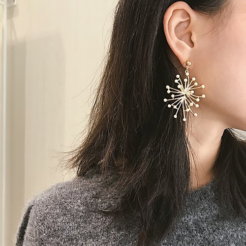 Women's Earrings Holiday Wedding Birthday Romantic Earrings Jewelry Gold / Silver For Date Street Festival 1 Pair
Women's Earrings Holiday Wedding Birthday Romantic Earrings Jewelry Gold / Silver For Date Street Festival 1 Pair
