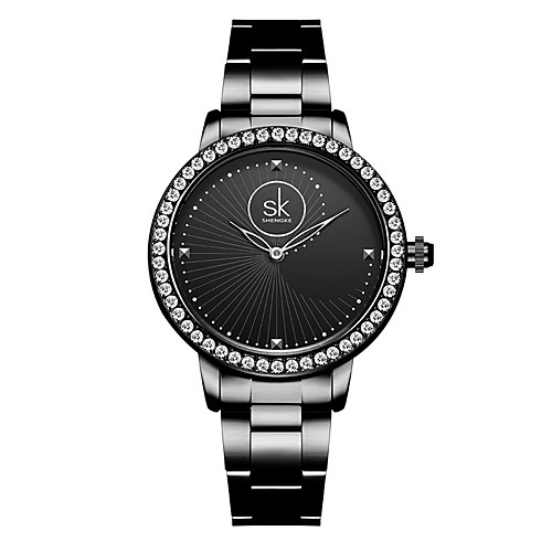 Women's Steel Band Watches Luxury Fashion Stainless Steel Japanese Quartz Rose Gold Black Water Resistant / Waterproof 30 m 1 pc Analog One Year Battery Life
Women's Steel Band Watches Luxury Fashion Stainless Steel Japanese Quartz Rose Gold Black Water Resistant / Waterproof 30 m 1 pc Analog One Year Battery Life