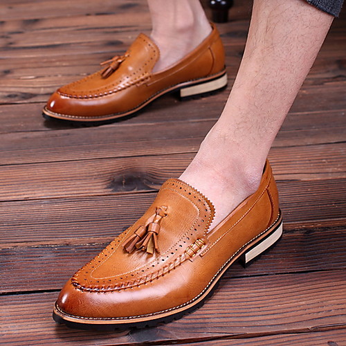 Men's Leather Spring & Summer Classic Loafers & Slip-Ons Yellow / Red / Black
Men's Leather Spring & Summer Classic Loafers & Slip-Ons Yellow / Red / Black