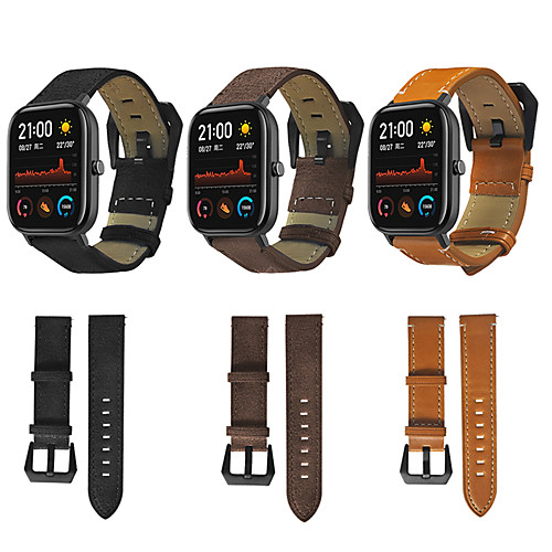 Genuine Leather Wrist Strap for Amazfit GTS Xiaomi Replacement Stainless Steel Watch Band
Genuine Leather Wrist Strap for Amazfit GTS Xiaomi Replacement Stainless Steel Watch Band