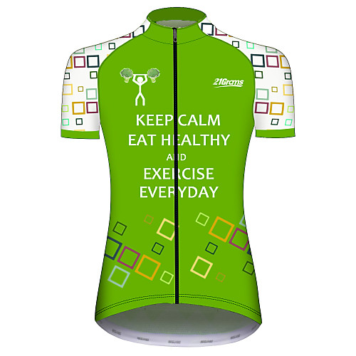 21Grams Women's Short Sleeve Cycling Jersey 100% Polyester BluePink Novelty Bike Jersey Top Mountain Bike MTB Road Bike Cycling UV Resistant Breathable Quick Dry Sports Clothing Apparel / Stretchy
21Grams Women's Short Sleeve Cycling Jersey 100% Polyester BluePink Novelty Bike Jersey Top Mountain Bike MTB Road Bike Cycling UV Resistant Breathable Quick Dry Sports Clothing Apparel / Stretchy