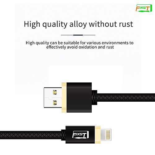 Micro USB / Lightning / Type-C Cable 2 A 1.0m(3Ft) Normal / Quick Charge PVC(PolyVinyl Chloride) USB Cable Adapter For Huawei / Xiaomi / iPhone
Micro USB / Lightning / Type-C Cable 2 A 1.0m(3Ft) Normal / Quick Charge PVC(PolyVinyl Chloride) USB Cable Adapter For Huawei / Xiaomi / iPhone