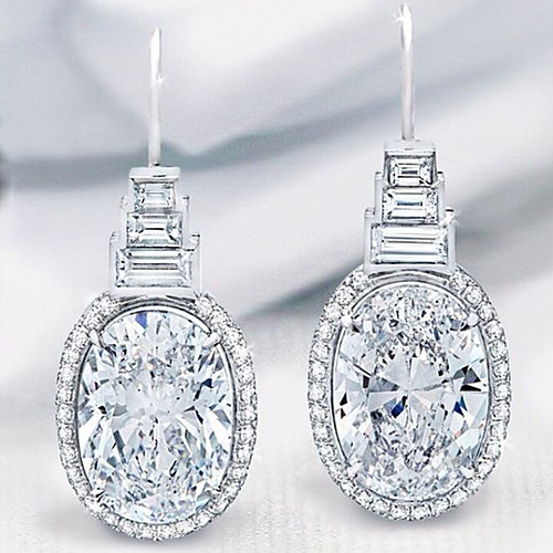 Women's Stud Earrings Hoop Earrings Pear Cut Luxury Classic Earrings Jewelry White For Party Evening Gift Formal Date 1 Pair
Women's Stud Earrings Hoop Earrings Pear Cut Luxury Classic Earrings Jewelry White For Party Evening Gift Formal Date 1 Pair
