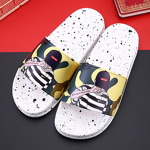 Men's PVC Spring & Summer Casual Slippers & Flip-Flops Breathable White / Black
Men's PVC Spring & Summer Casual Slippers & Flip-Flops Breathable White / Black