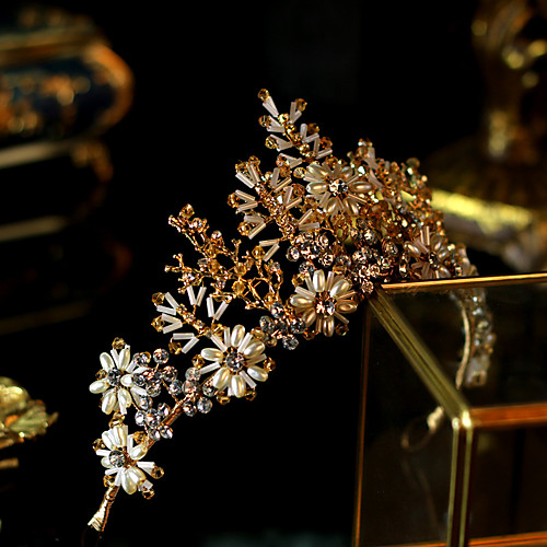 Women's Tiaras For Wedding Party Evening Prom Festival Artisan Alloy Golden 1pc
Women's Tiaras For Wedding Party Evening Prom Festival Artisan Alloy Golden 1pc