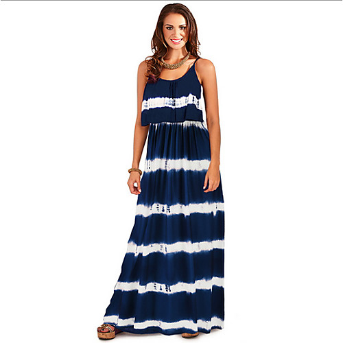 Women's Maxi Purple Fuchsia Dress Boho Maxi Dress Spring Vacation Beach Sheath Color Block Tie Dye Stripes Strap Stripe S M
Women's Maxi Purple Fuchsia Dress Boho Maxi Dress Spring Vacation Beach Sheath Color Block Tie Dye Stripes Strap Stripe S M
