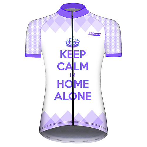 21Grams Women's Short Sleeve Cycling Jersey Purple Plaid / Checkered Novelty Crown Bike Jersey Top Mountain Bike MTB Road Bike Cycling UV Resistant Breathable Quick Dry Sports Clothing Apparel
21Grams Women's Short Sleeve Cycling Jersey Purple Plaid / Checkered Novelty Crown Bike Jersey Top Mountain Bike MTB Road Bike Cycling UV Resistant Breathable Quick Dry Sports Clothing Apparel