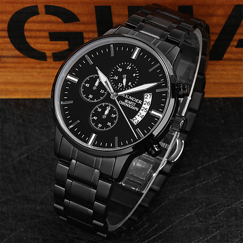 Men's Dress Watch Quartz Stylish Titanium Alloy Black / White 30 m Water Resistant / Waterproof Noctilucent Analog Casual Fashion - Black / Silver BlackGloden WhiteGolden One Year Battery Life
Men's Dress Watch Quartz Stylish Titanium Alloy Black / White 30 m Water Resistant / Waterproof Noctilucent Analog Casual Fashion - Black / Silver BlackGloden WhiteGolden One Year Battery Life