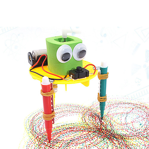 Robot Science & Exploration Set Educational Toy Robot DIY Colorful Graffiti Plastic Shell Teenager All Toy Gift 1 pcs
Robot Science & Exploration Set Educational Toy Robot DIY Colorful Graffiti Plastic Shell Teenager All Toy Gift 1 pcs