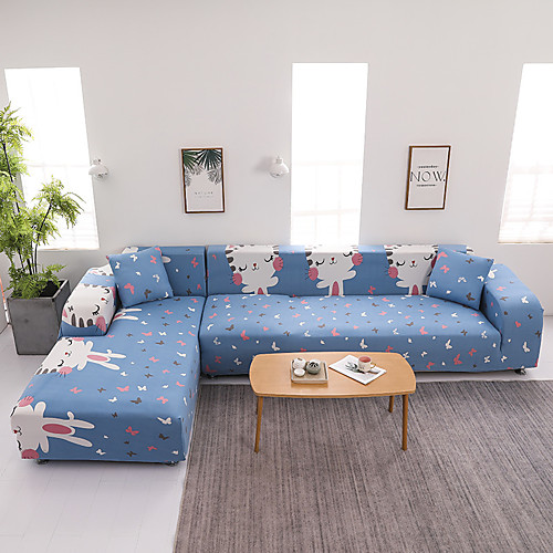Cartoon Pet Cat Print Dustproof All-powerful Slipcovers Stretch L Shape Sofa Cover Super Soft Fabric Couch Cover with One Free Pillow Case
Cartoon Pet Cat Print Dustproof All-powerful Slipcovers Stretch L Shape Sofa Cover Super Soft Fabric Couch Cover with One Free Pillow Case